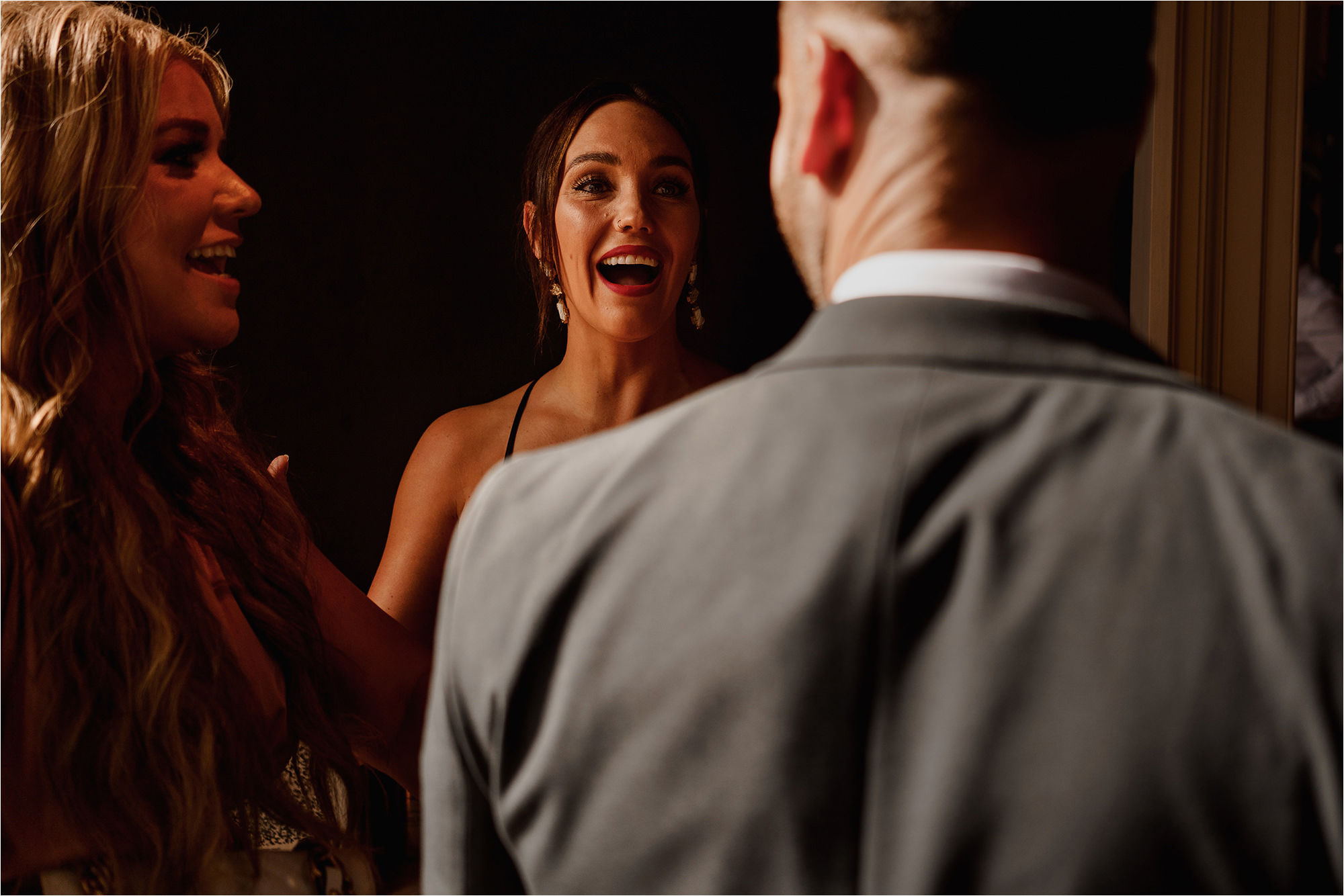 Wedding Guest laughing