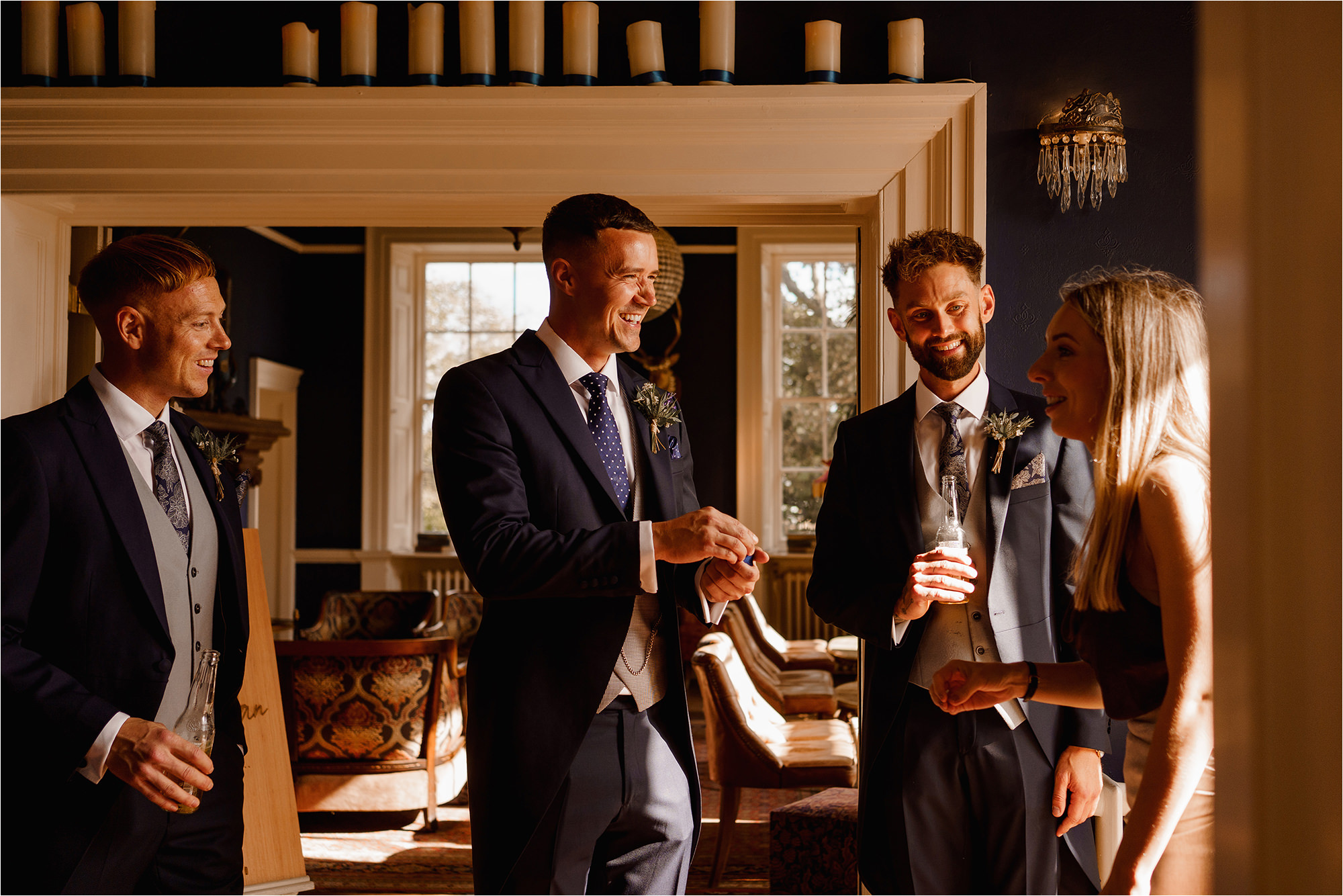 Groom and Groomsmen chatting
