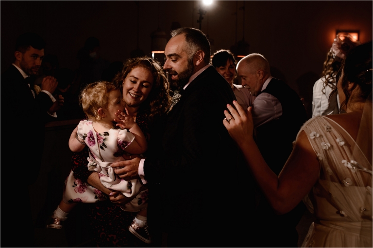 Wedding Guests dancing on the dance floor