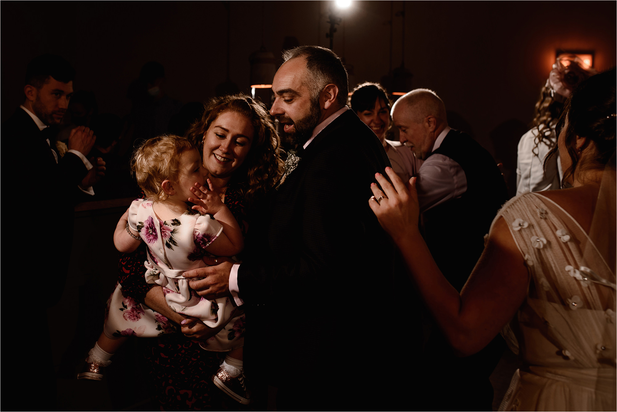 Wedding Guests dancing on the dance floor