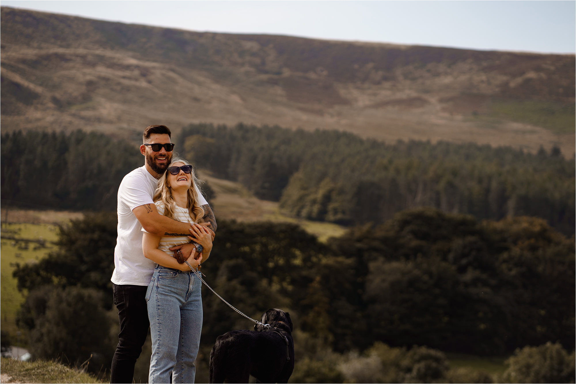 Couple wearing sunglasses