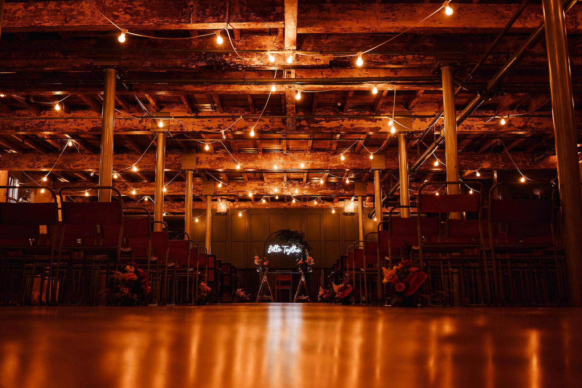 Ceremony room at Holmes Mill
