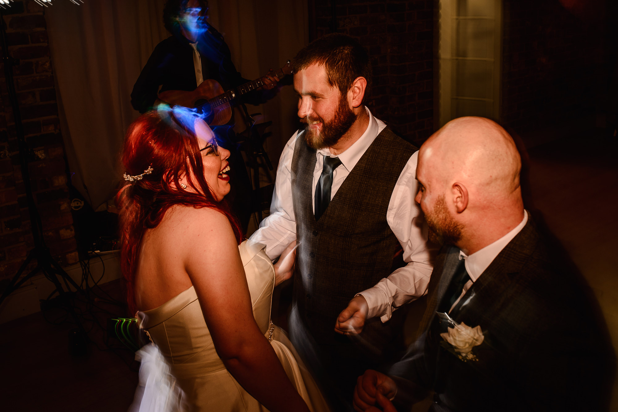 Bride and Groom dancing